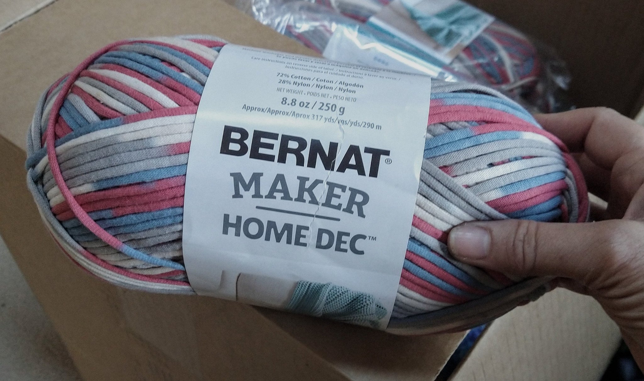 9 Full Skeins & 1 Ball Bernat Maker Yarn - Nautical Varg. – Tiger Lily  Dress Shop Eco-Couture